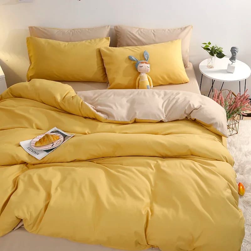 Mustard Yellow King Comforter Set