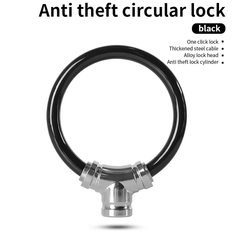 Portable Zinc Alloy Cable Bike Lock