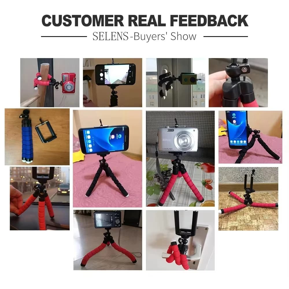 Phone Tripod Stand with Mobile Holder