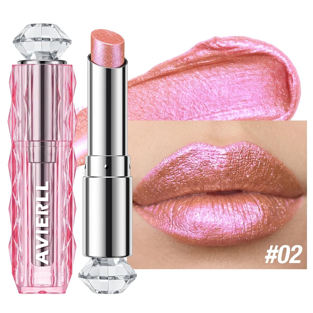 Color Shifting Glitter Lipstick with Shimmer