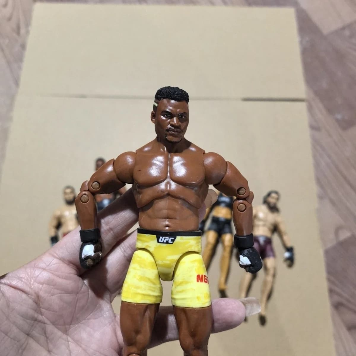 Wrestling Action Figure With Movable Joints