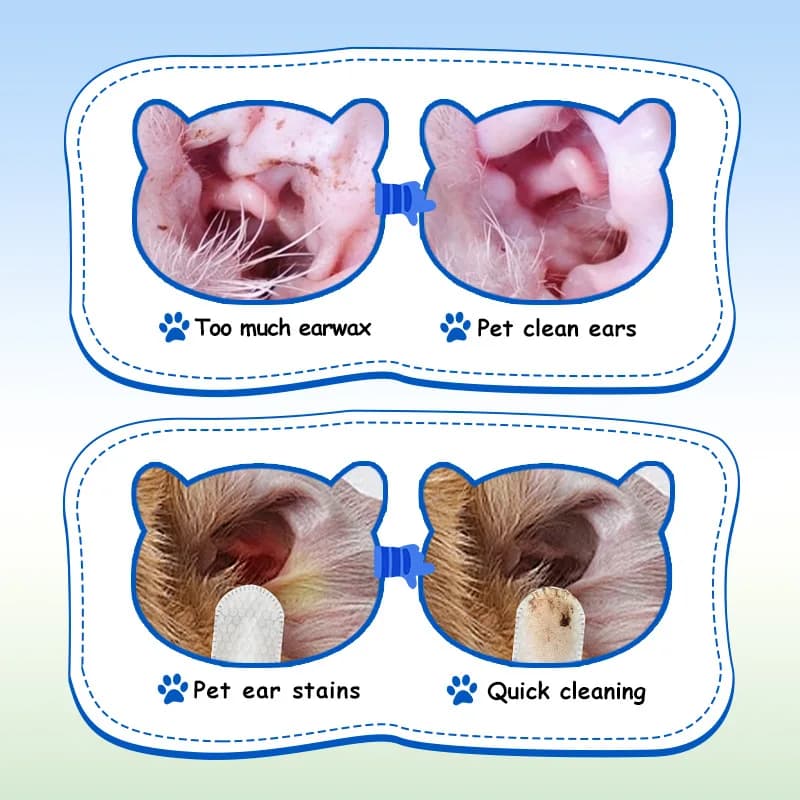 Pet Ear Cleaning Wipes 100 Pack
