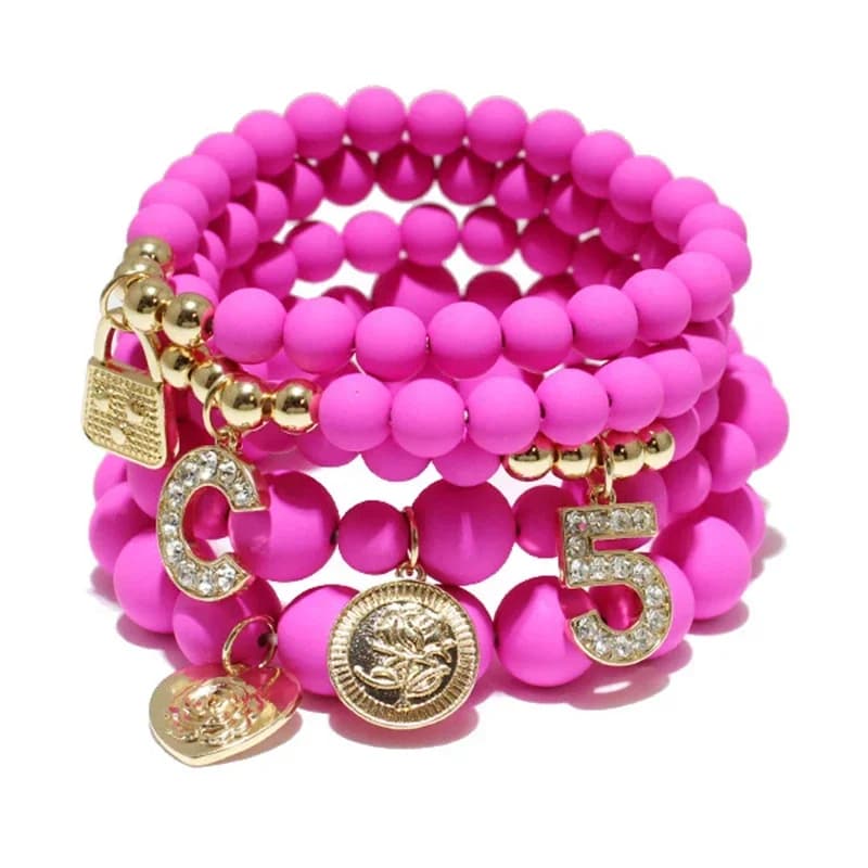 Bohemian Stretch Beaded Bracelets Set