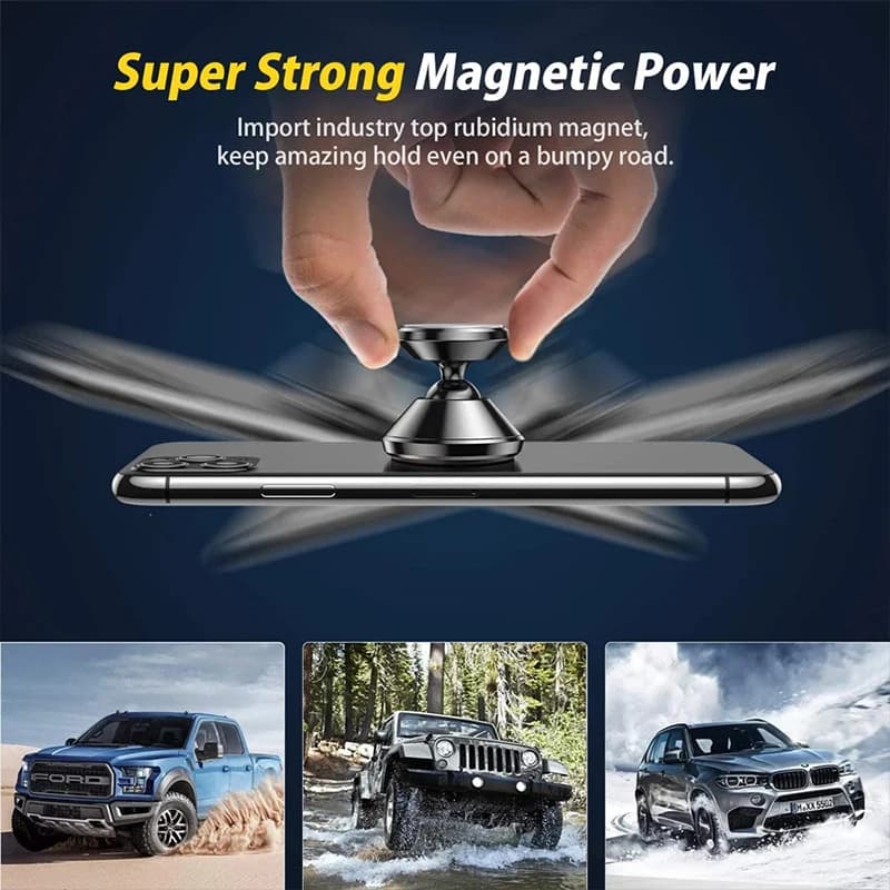 Car Phone Holder Magnetic Universal Magnet Phone Mount for iPhone for Samsung in Car Mobile Cell Phone Holder Stand GPS Support