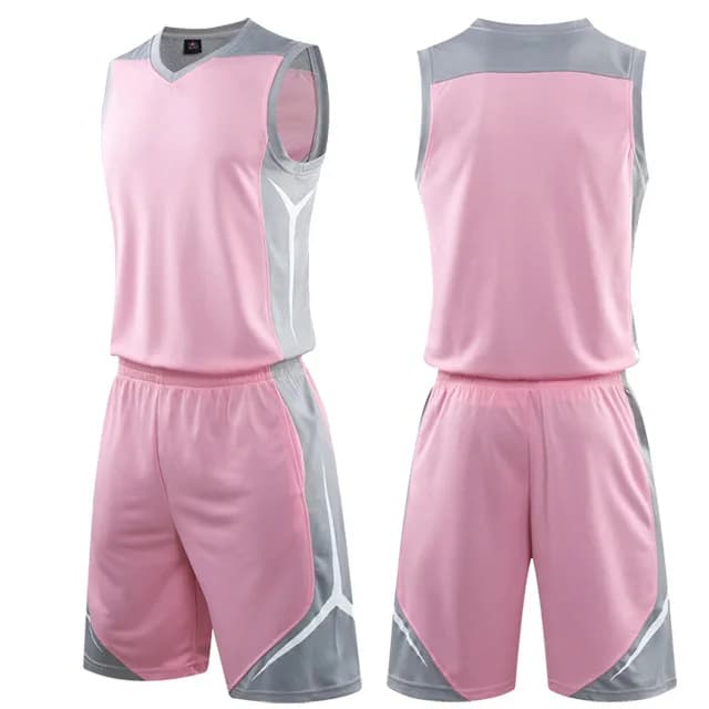 Men's Basketball Jersey Set Blank Customizable