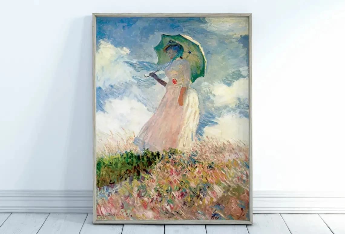 Modern Abstract Landscape Canvas Wall Art Print