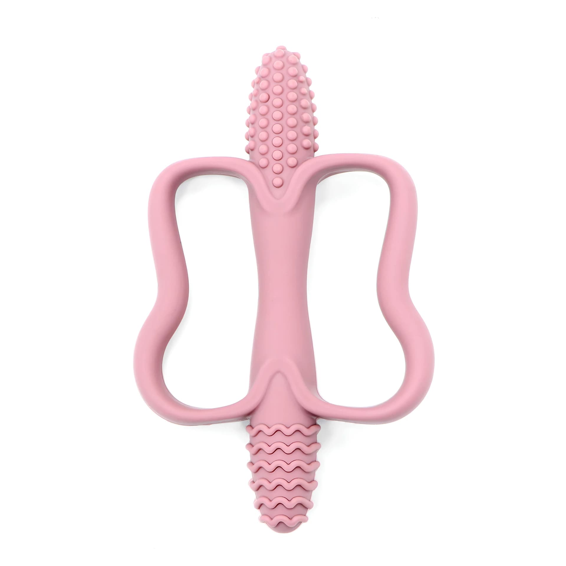 Baby teething toys with easy-grip handles, silicone teething toys, suitable for babies 0-6 months, 6-12 months
