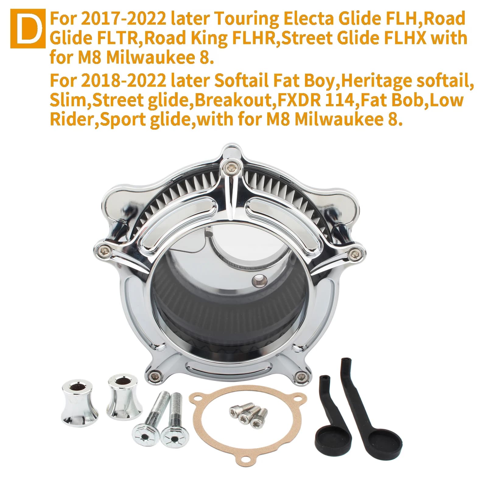 CNC Air Cleaner Intake Filter for Harley