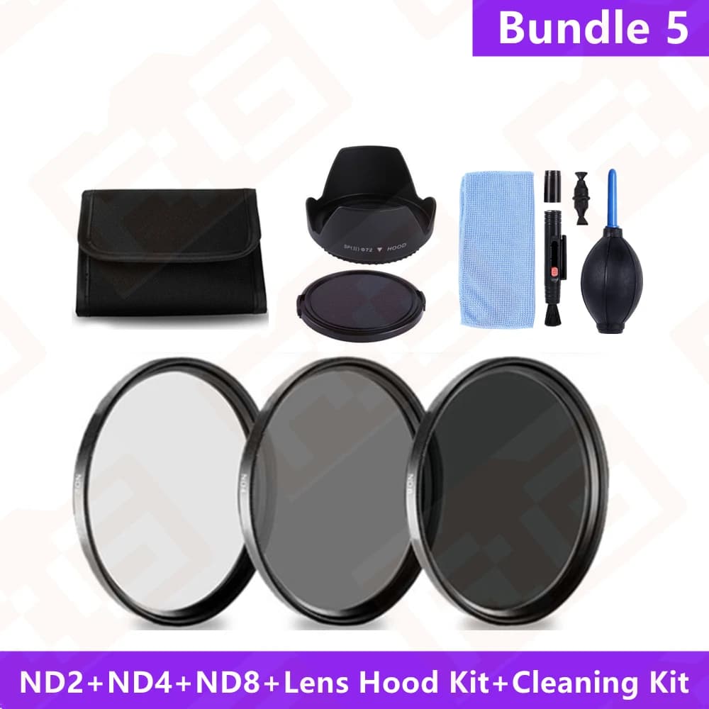 Camera Lens Filter Kit with ND and Macro Lenses