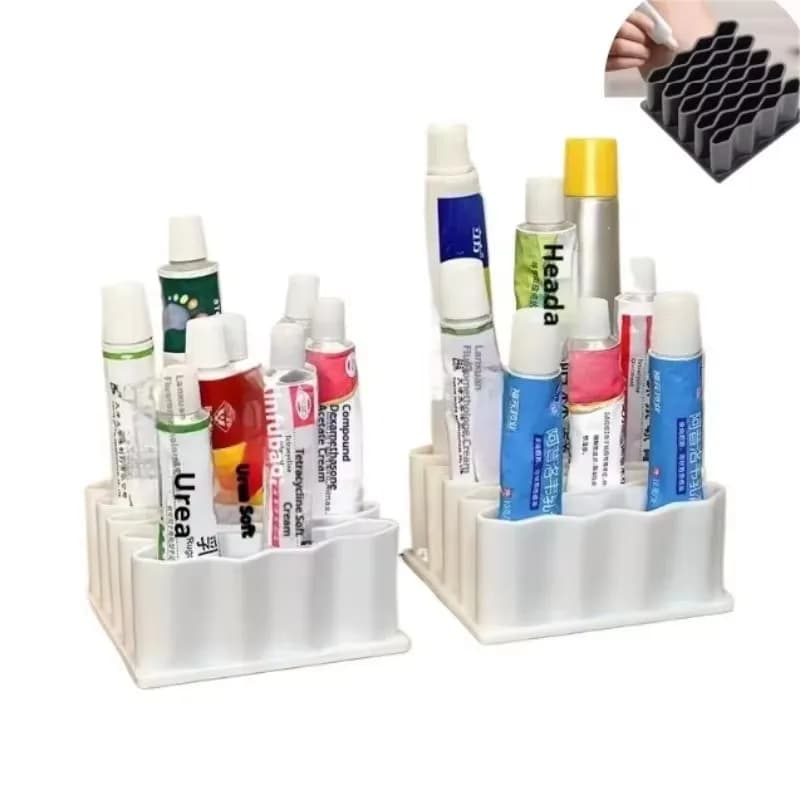 Multi-Compartment Desktop Organizer Rack