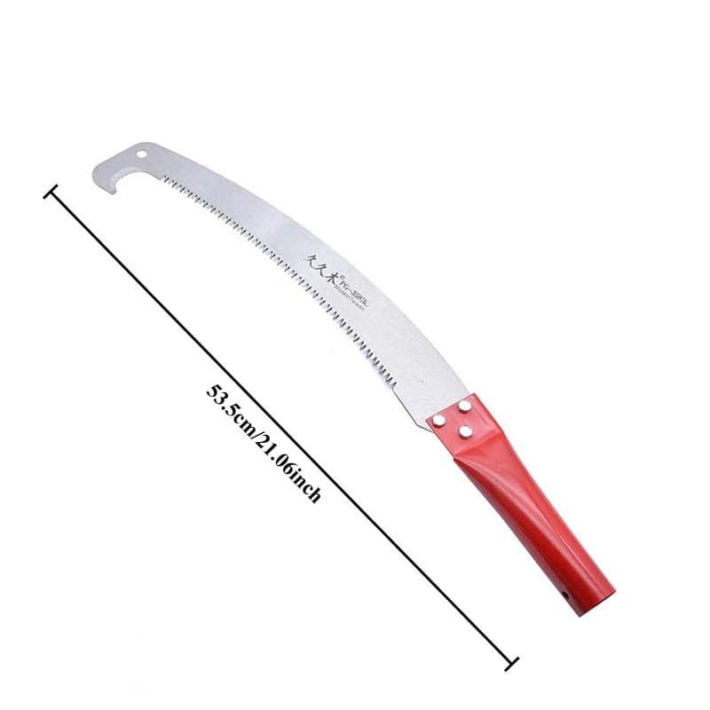 Curved Pruning Saw with Iron Handle