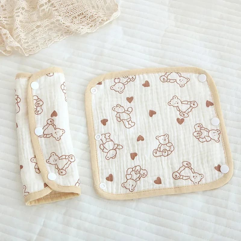 Baby Carrier Comfort Strap Covers and Drool Bib Set