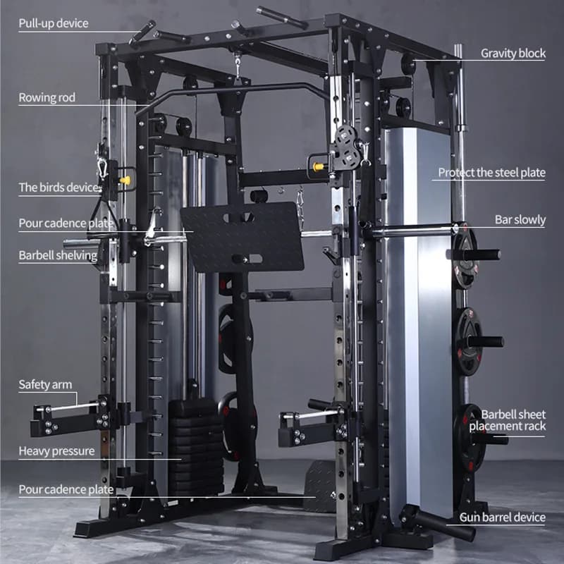 MIYAUP Comprehensive Training Equipment Multifunctional Squat Stand Fitness Equipment Smith Machine Gantry