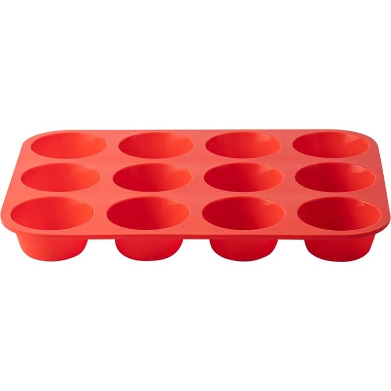 Silicone 12-Hole Baking Mold For Chocolate Cupcakes