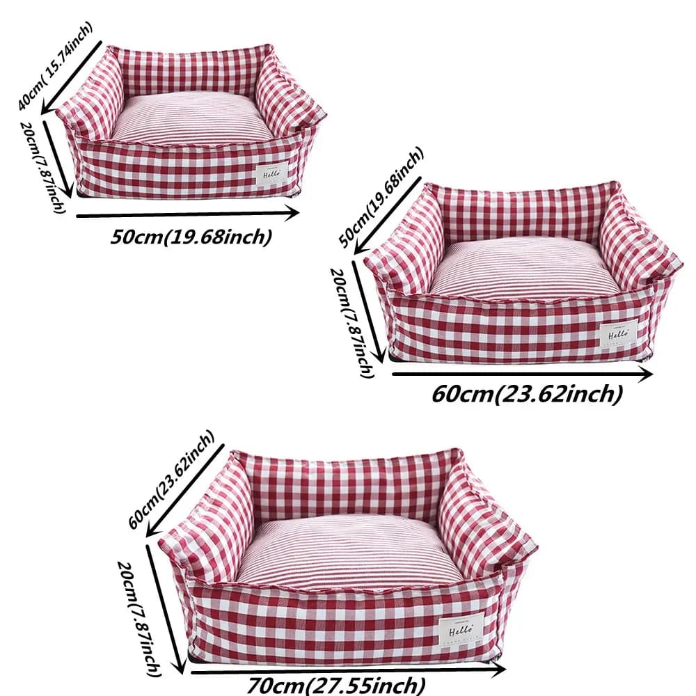 Washable Pet Bed with Cushioning