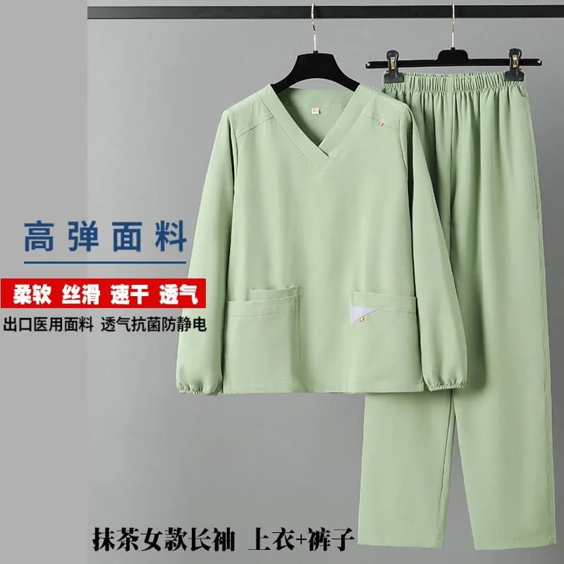 Women's V-Neck Short Sleeve Scrub Top