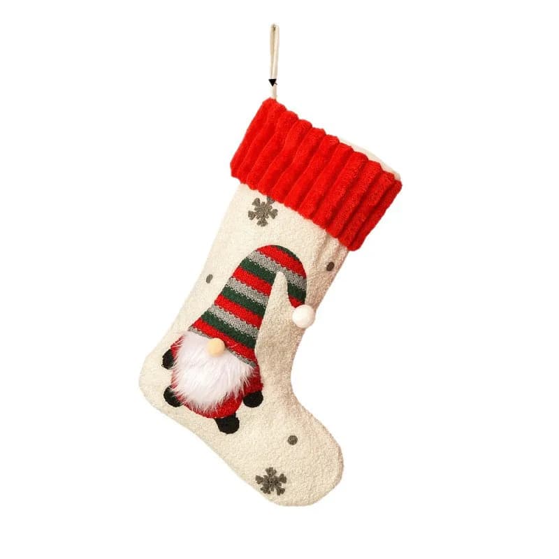 Soft Plush Christmas Stocking Ornament
