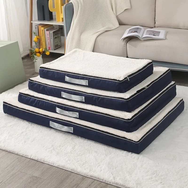 Memory Foam Dog Bed with Washable Cover