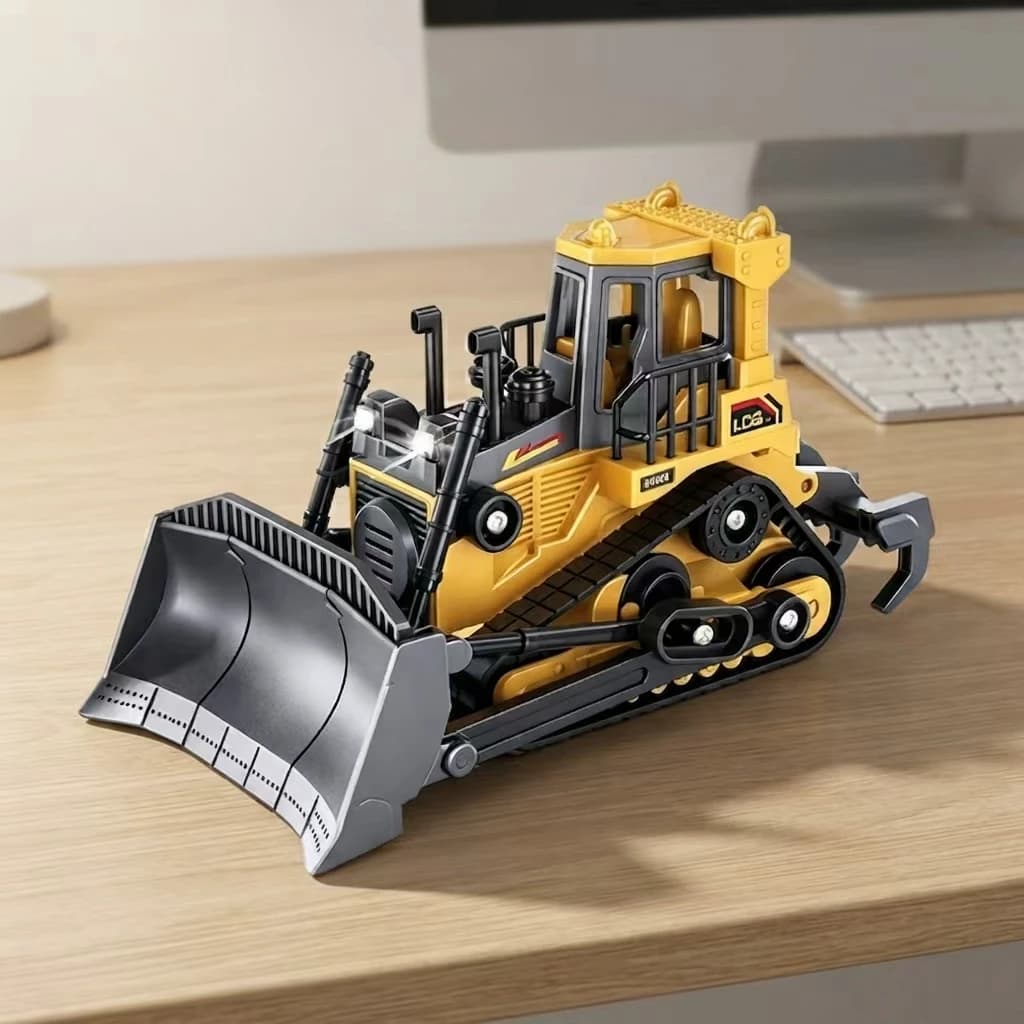 Remote Control Construction Vehicle Toy Set