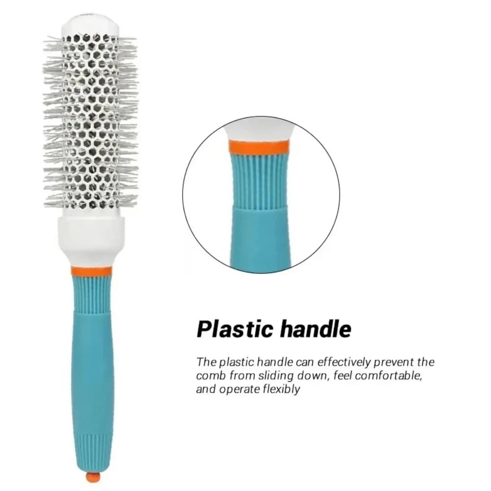 Professional Salon Hair Styling Brush Round Barrel Curly Hair Comb  Wet and Dry Dual Use Hairbrush Roller Tools Hairderssing Com