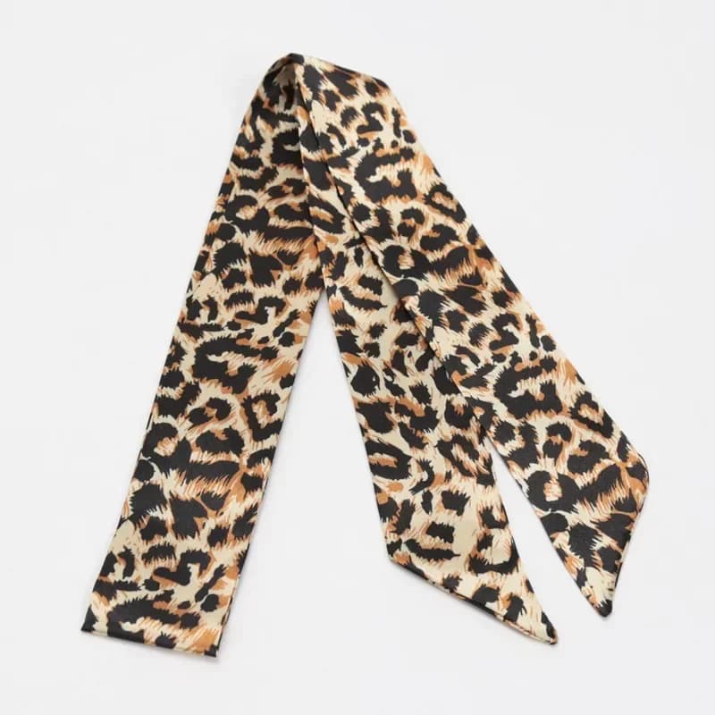 Skinny Scarf Hair Small Women Simple Style Handle Ribbon Fashion Printing Hairband Headscarf Beautiful Scarves Bags for Women