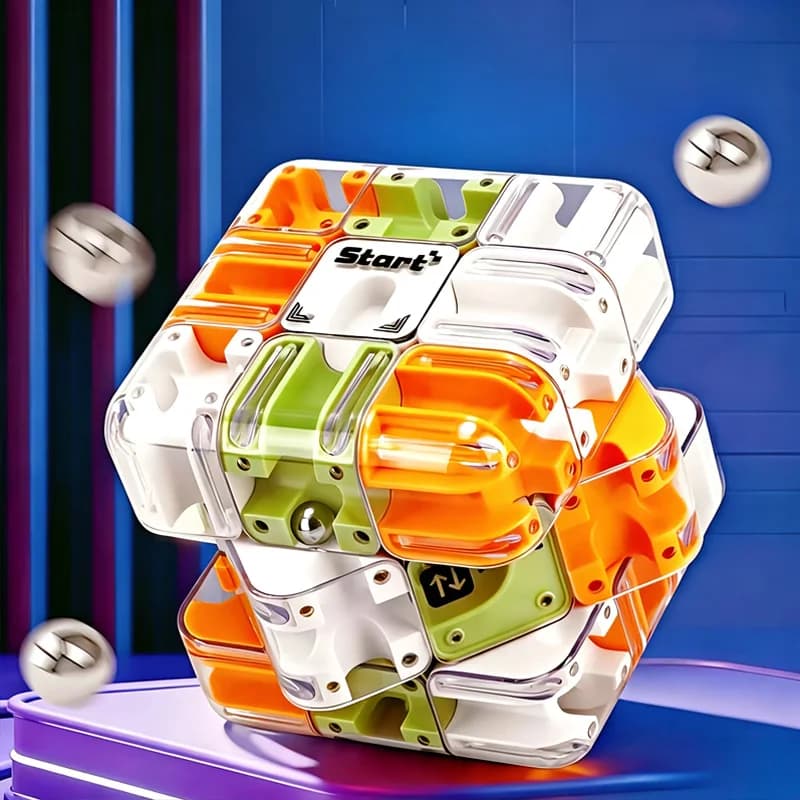 3D Labyrinth Maze Cube Brain Teaser Puzzle