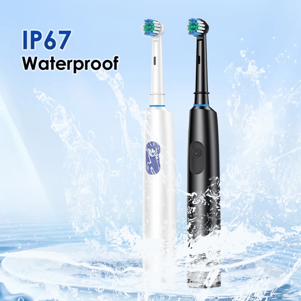 Electric Rotary Toothbrush With Smart Timer