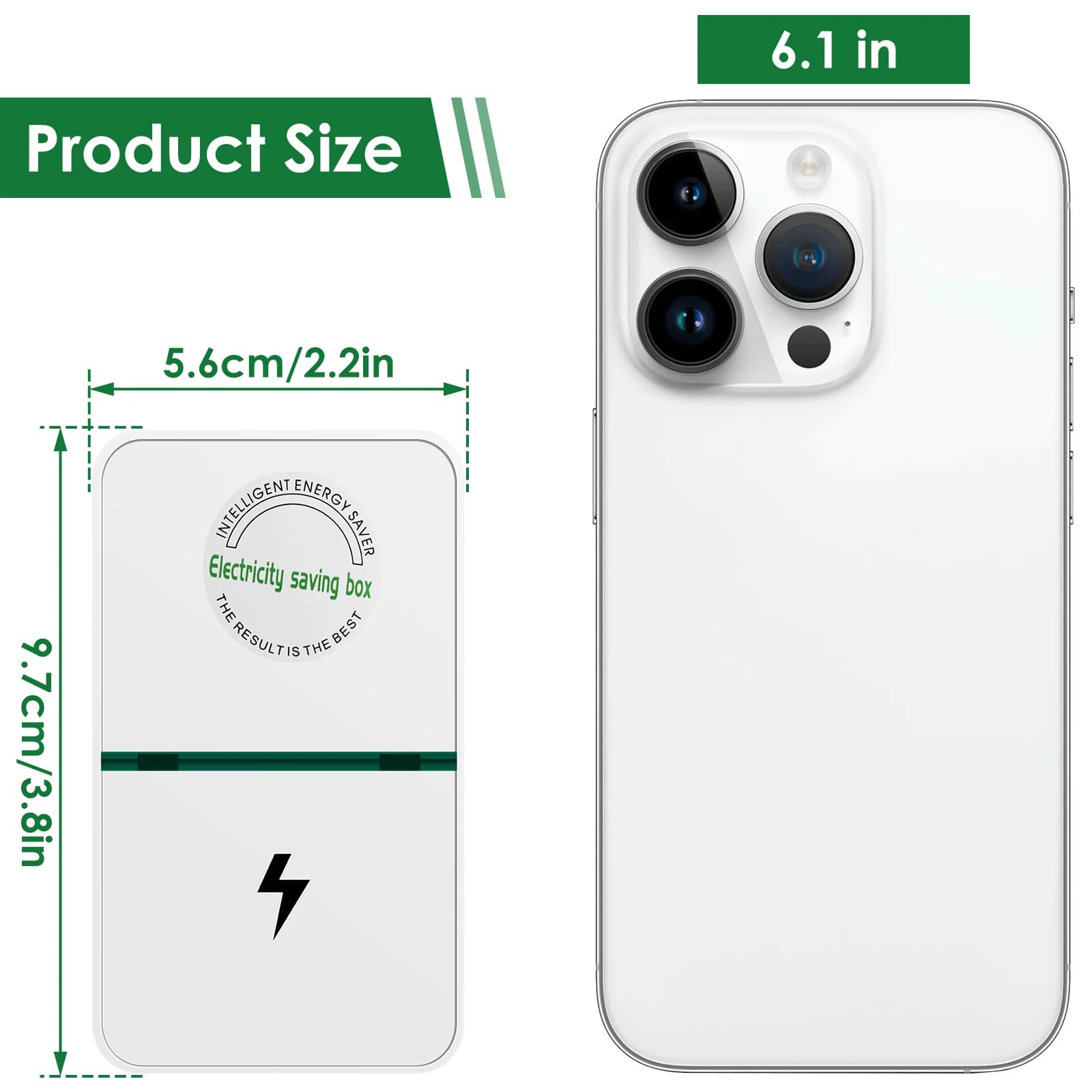 2/4Pcs Power Saver Portable Electricity US Energy Saver Smart Saving Box Safe Household Plug 90V-250V for Office Kitchen Accesso