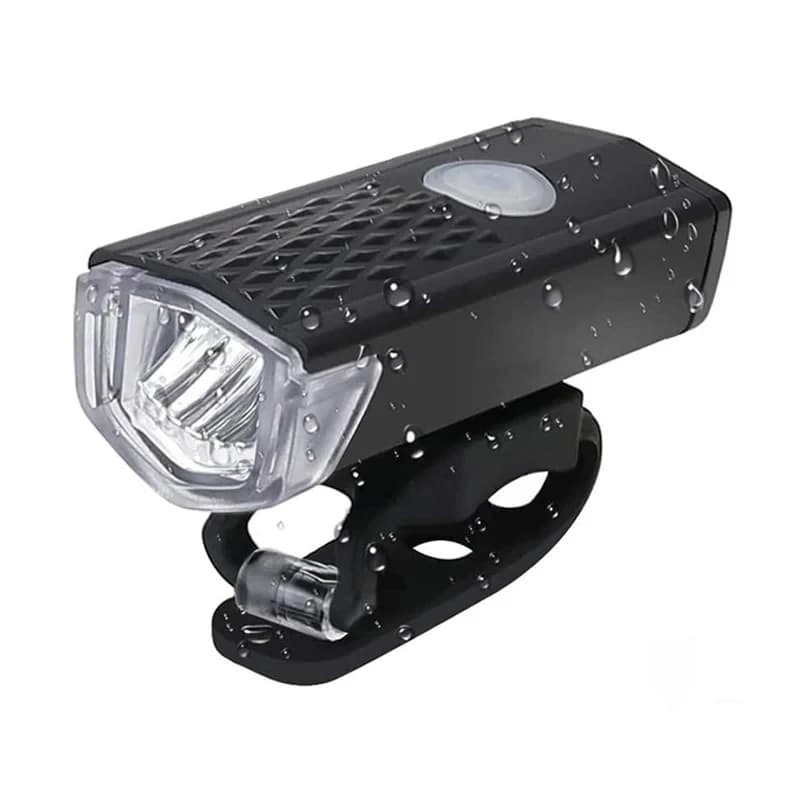 USB Rechargeable Bicycle Front and Rear Light Set