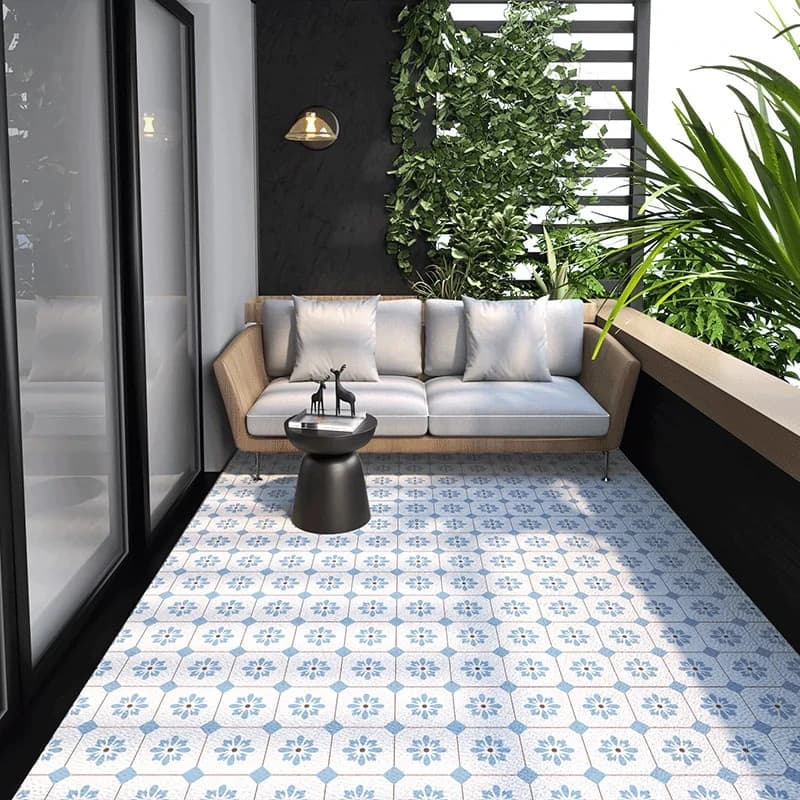 PVC Outdoor Balcony and Kitchen Rug