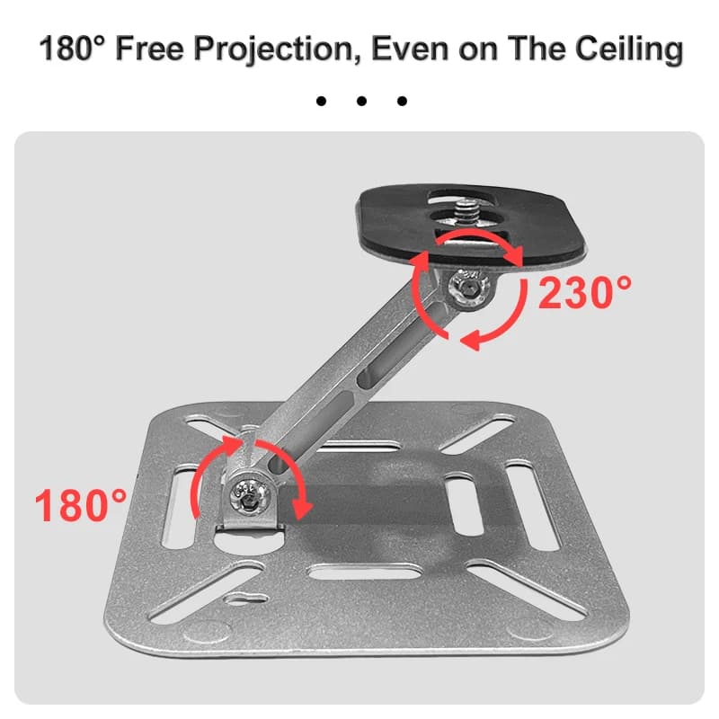 Mini PTZ Projector Desktop Stand