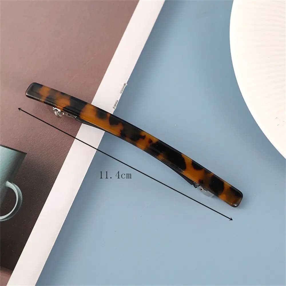 Hair Accessories Gifts Vintage Geometric Leopard Acetate Hair Clips Barrettes Hair Pin Hairpins