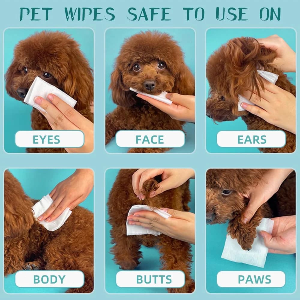 Extra Thick Pet Wipes 80 Count