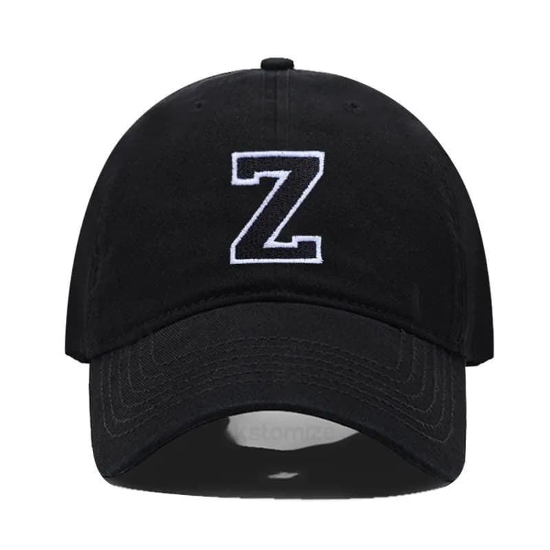 Embroidered Initial Baseball Cap