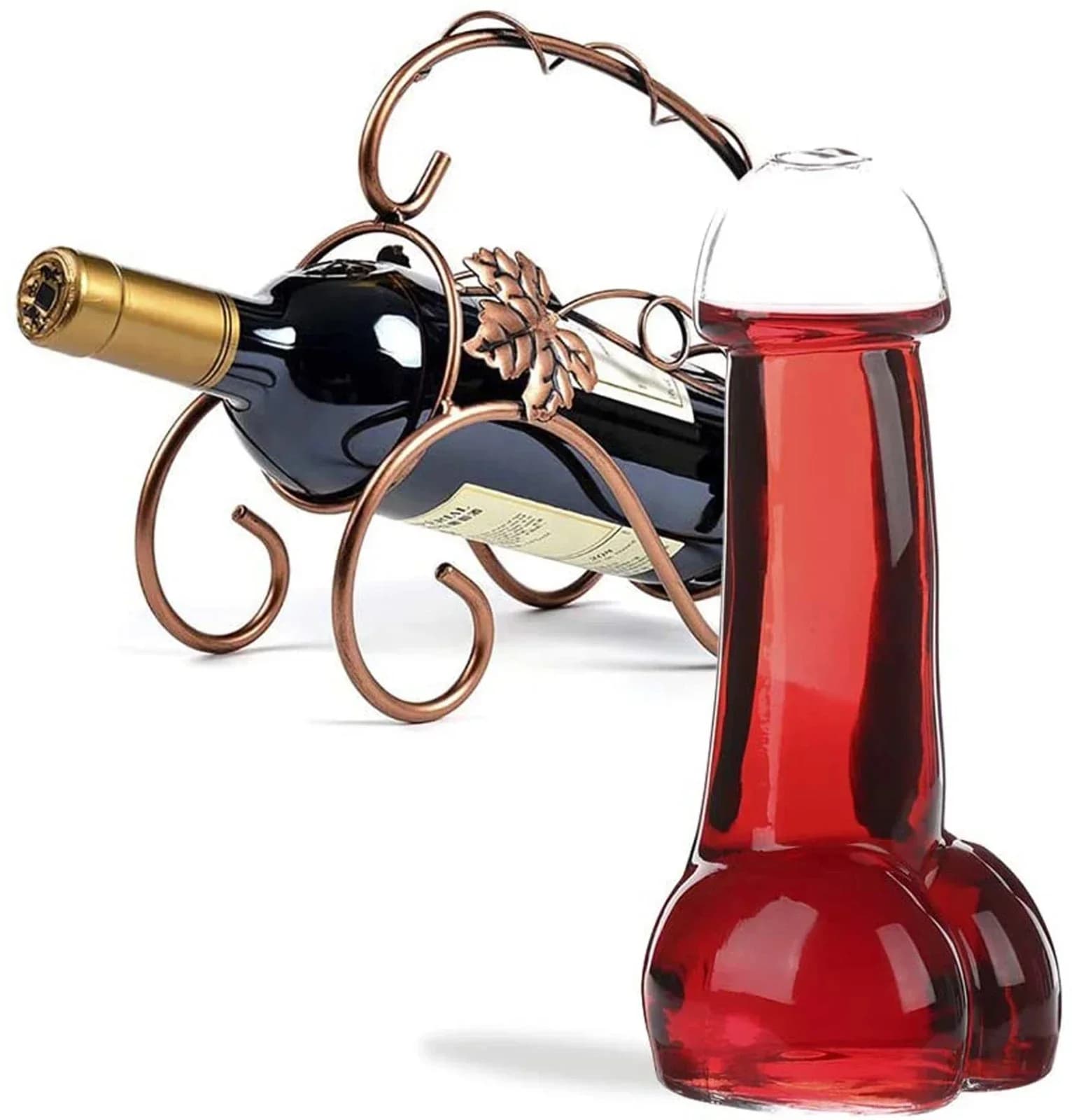 Clear Glass Bottle Cocktail Glasses