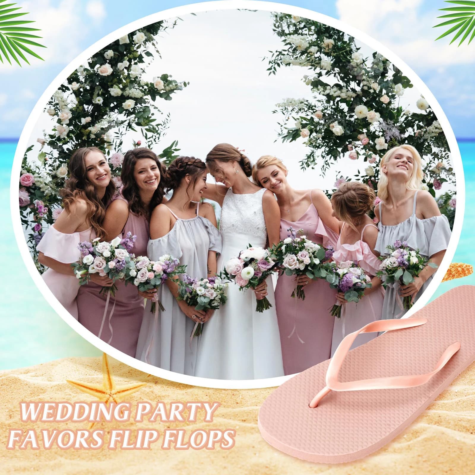 Bulk Flip-Flops for Wedding and Party Guests