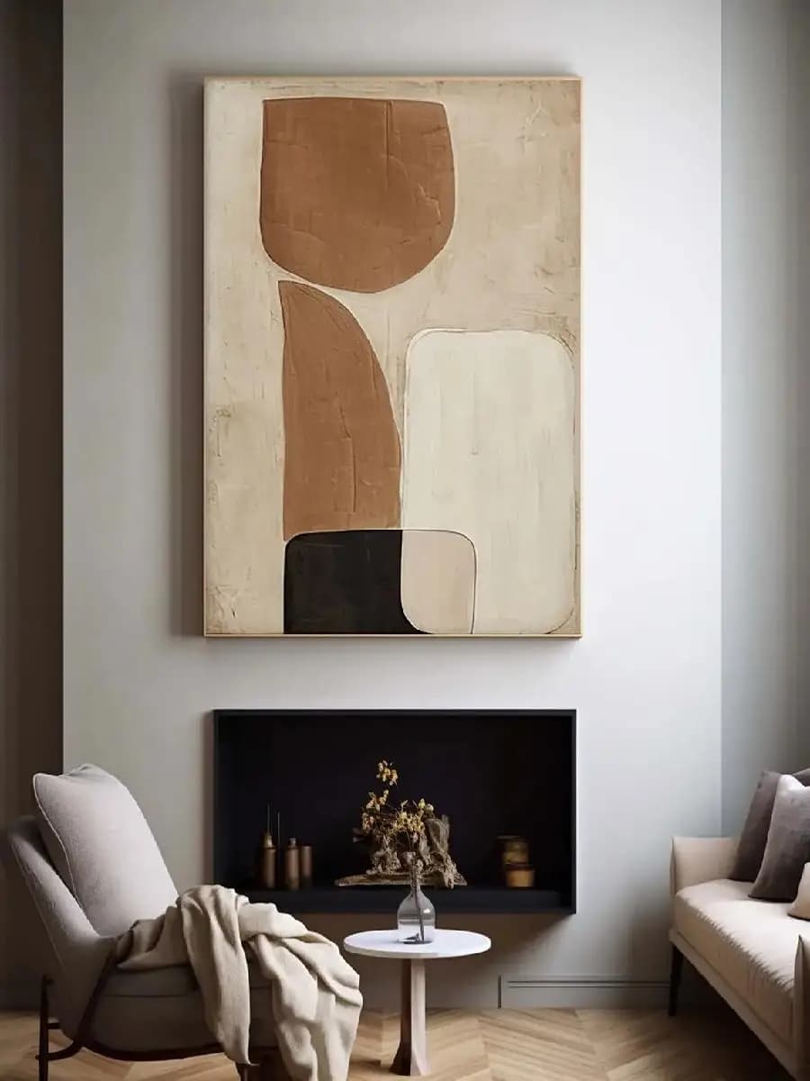 Modern Abstract Minimalist Texture Wall Art