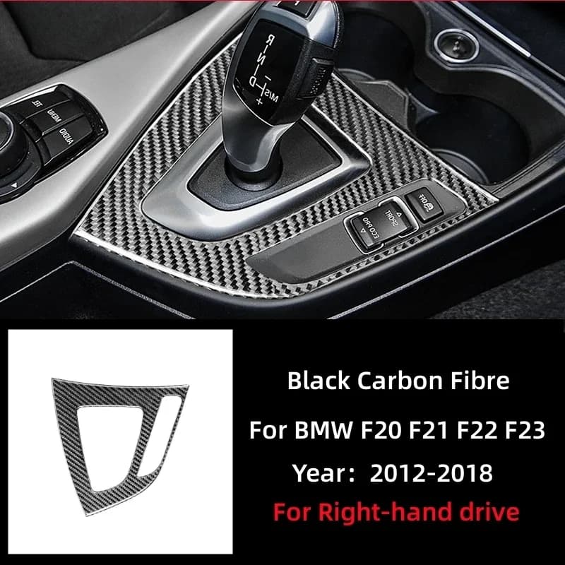 Carbon Fiber Gear Shift Panel Trim Cover