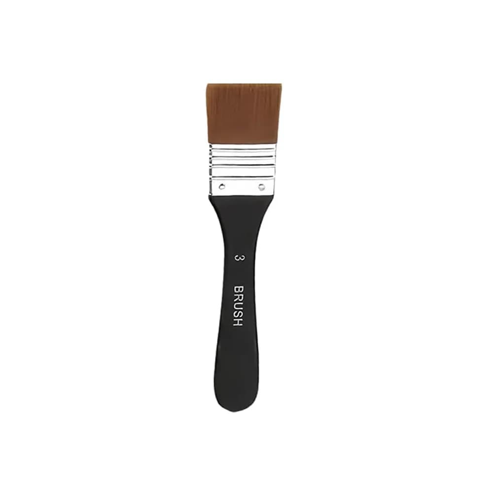 Flat Bright Paint Brushes with Wooden Handle