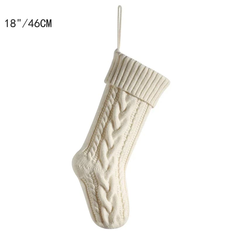 Large Knitted Christmas Stockings