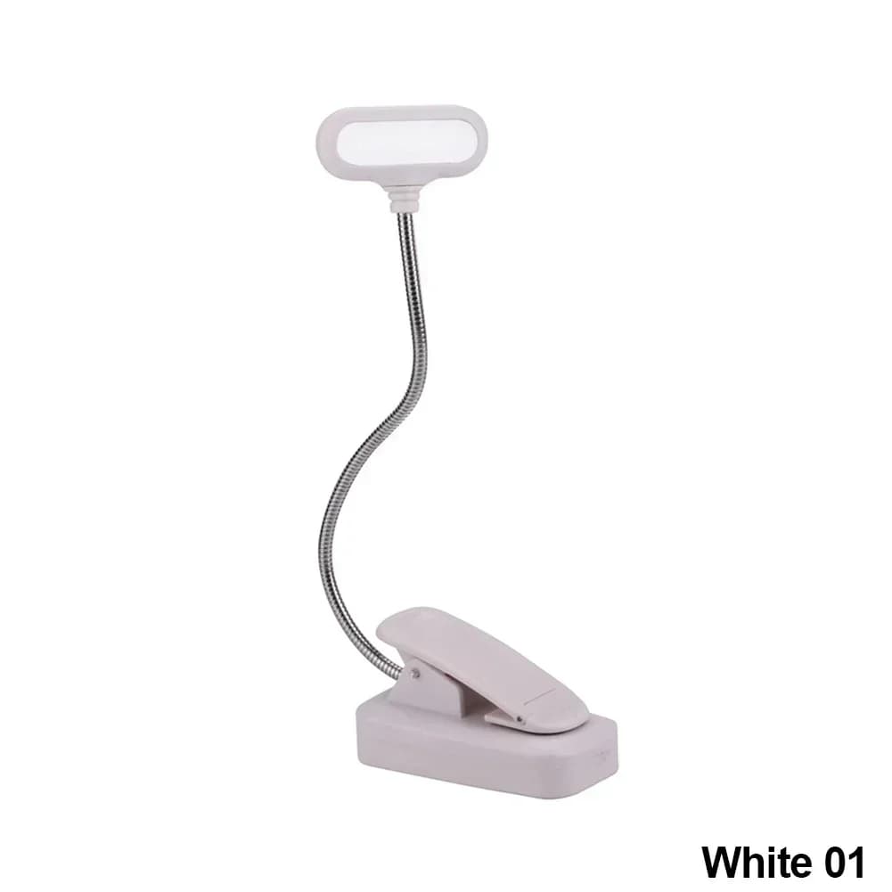 LED Clip Reading Light with Flexible Neck
