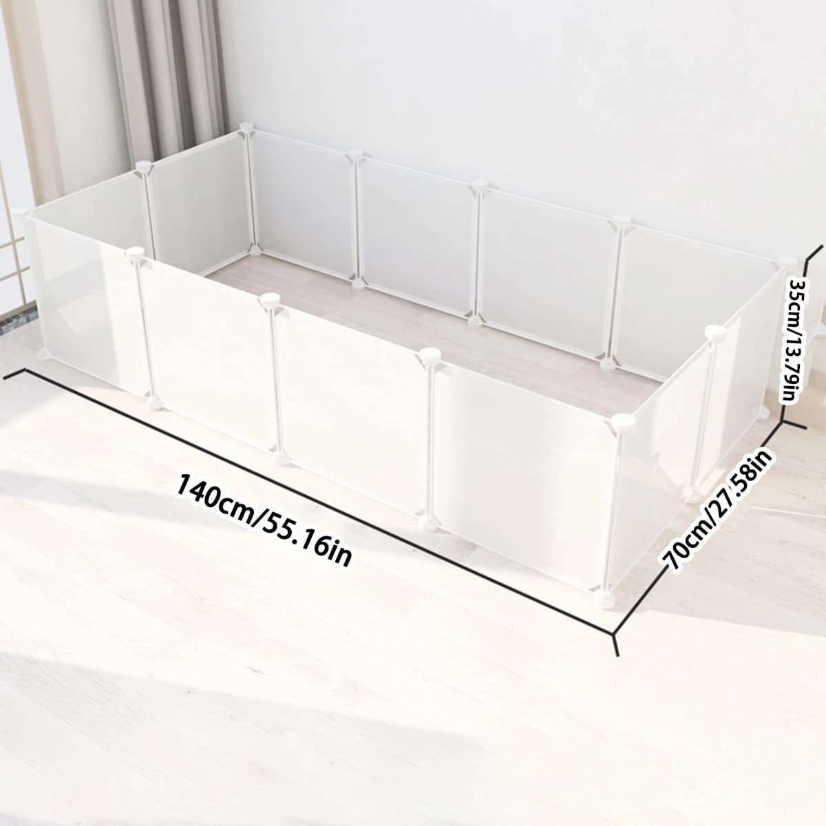 Detachable Plastic Pet Playpen for Small Animals