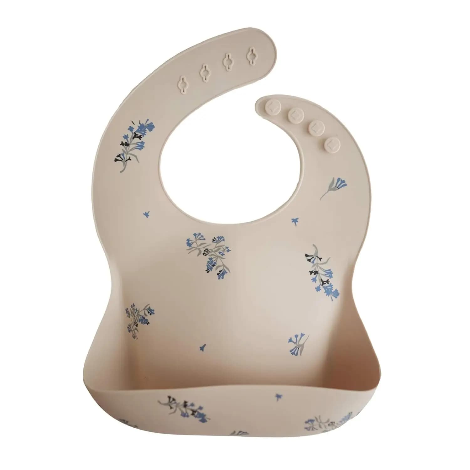Waterproof Silicone Baby Bib With Crumb Catcher