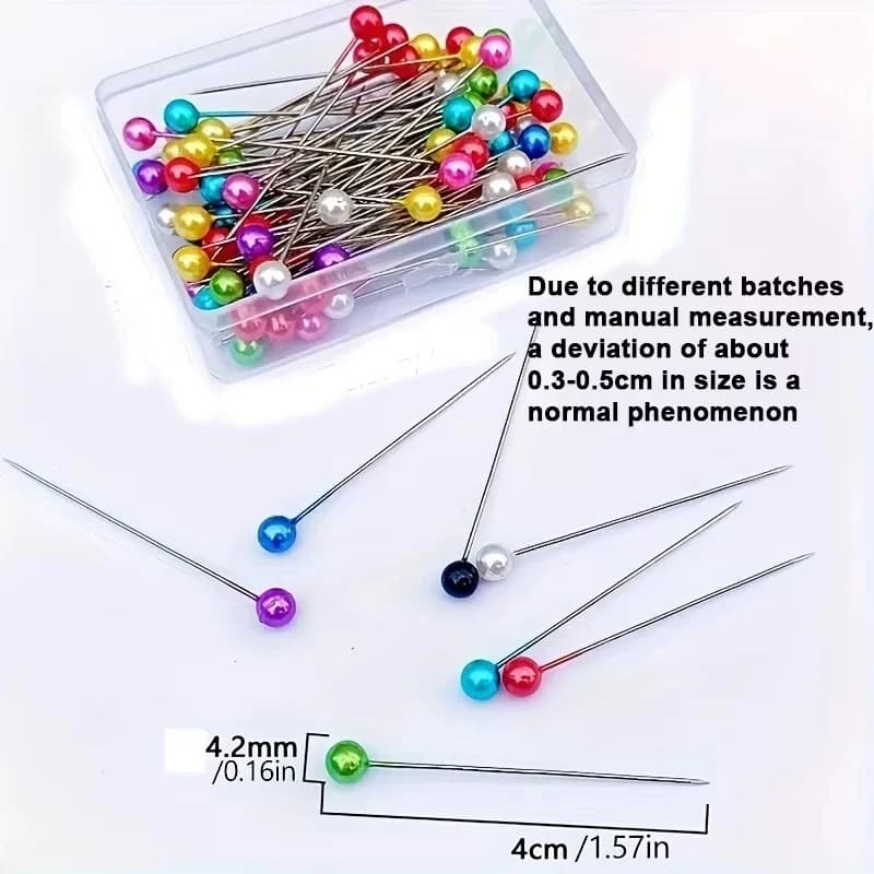 Colored Bead Head Sewing Needles