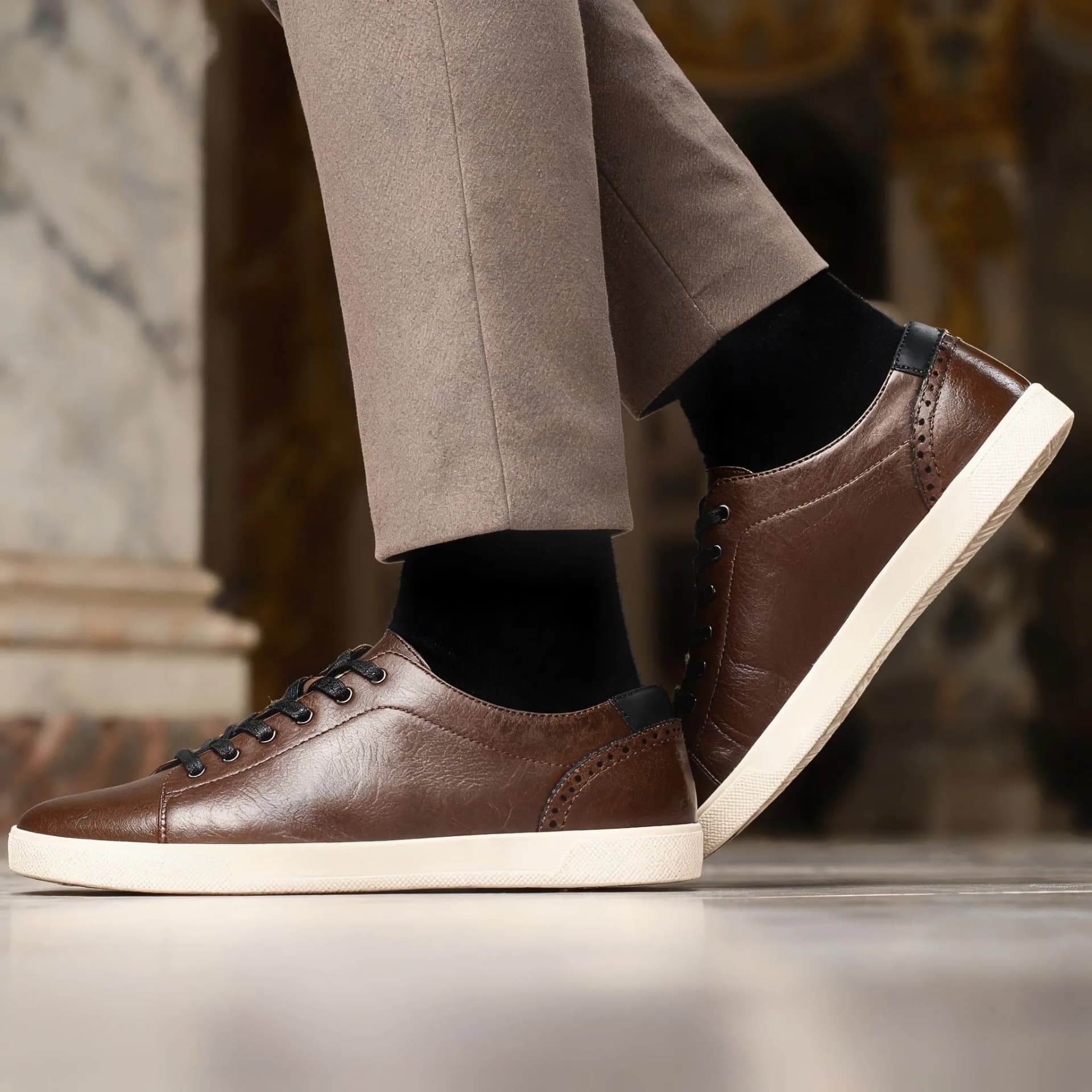 Sneakers Men Lightweight Fashion Casual Breathable Sneakers Male #KD4254
