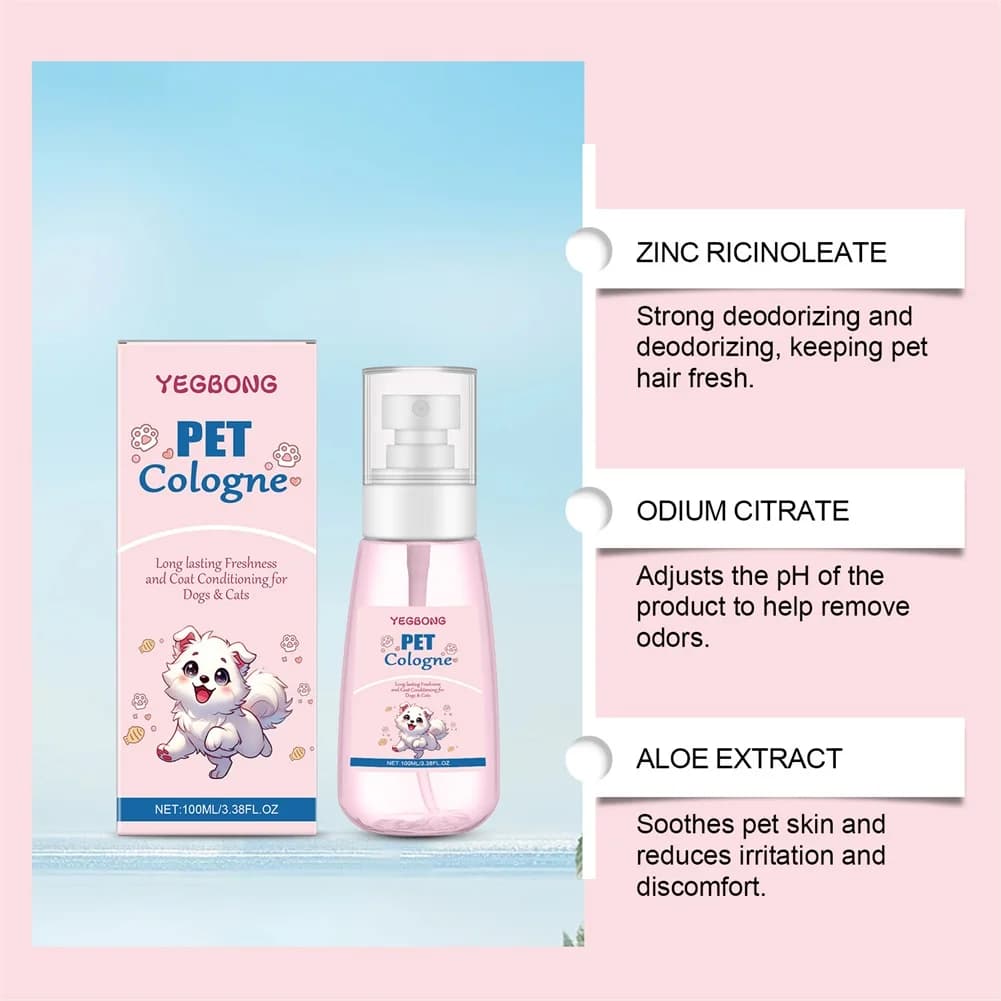 Natural Dog Cologne Deodorizing Spray