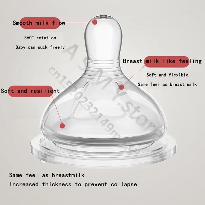 Wide Bore Milk Bottle with Handle