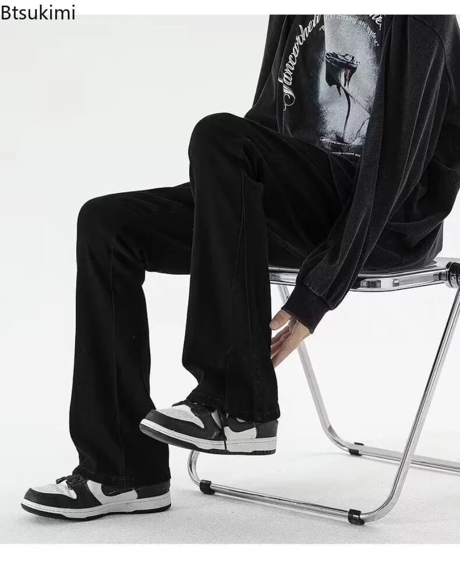 Men's Straight Leg Micro Flared Jeans