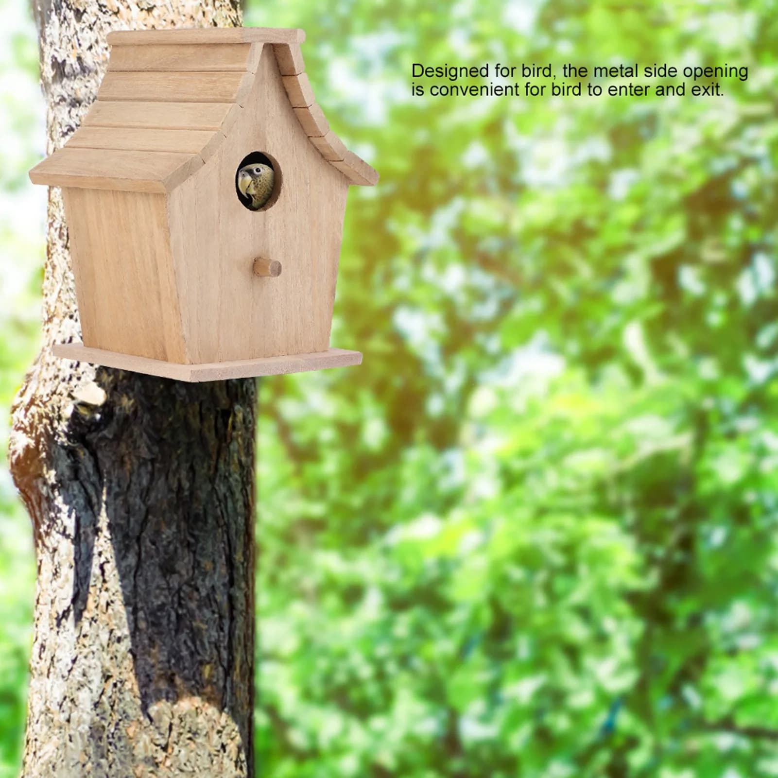Wood Breeding Box for Small Birds