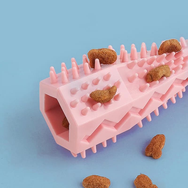 Soft Rubber Dog Chew Toy Toothbrush